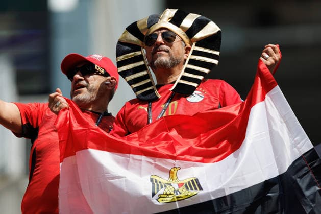 June 15, 2026, Seattle, Washington, United States of America: Egypt fans during the FIFA World Cup, WM, Weltmeisterschaft, Fussball 2026 Group F match between Belgium and Egypt at Lumen Field. Seattle United States of America - ZUMAc318 20260615_zsp_c318_060 Copyright: xJohnxCarusix