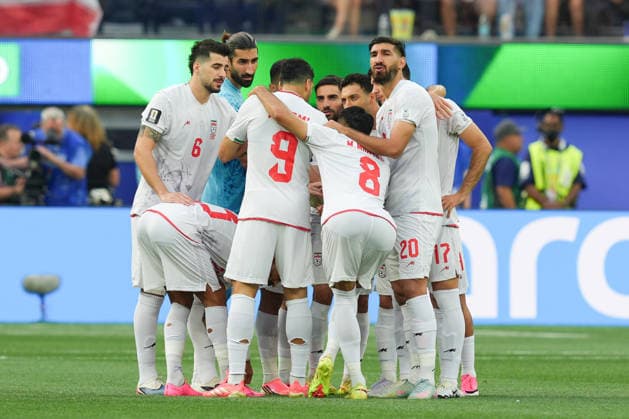 Iranian players react during a Group G match of the 2026 FIFA World Cup, WM, Weltmeisterschaft, Fussball between Iran and New Zealand at SoFi Stadium in Los Angeles, USA, 15 June 2026. FIFA World Cup 2026 - Group G - Iran - New Zeland !ACHTUNG: NUR REDAKTIONELLE NUTZUNG!  Copyright: xOmarxAlonsox GR2180 20260616-55020607031_1