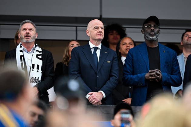 FIFA President Gianni Infantino is seen before the FIFA Men’s World Cup 2026 Group Stage football match between Iran and New Zealand at Los Angeles Stadium, in Inglewood on June 15th 2026 (Photo by Nayra Halm SPP)  Copyright: xNayraxHalm SPPx Sportspressphoto_SPR167526