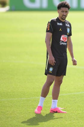 Fußball, WM 2026, 20260615, Training Brasilien. Im Bild MARQUINHOS (Brasilien, 4). Morristown Red-Bull-Akademie New Jersey Vereinigte Staaten von Amerika