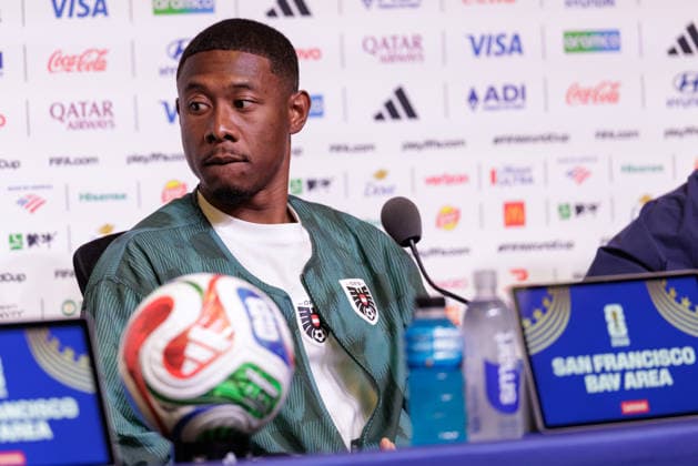SOCCER - FIFA World Cup, WM, Weltmeisterschaft, Fussball 2026, SANTA CLARA,CALIFORNIA,USA,16.JUN.26 - SOCCER - FIFA World Cup 2026, group stage, Austria vs Jordan, preview. Image shows David Alaba (AUT).  GEPAxpictures xArminxRauthner
