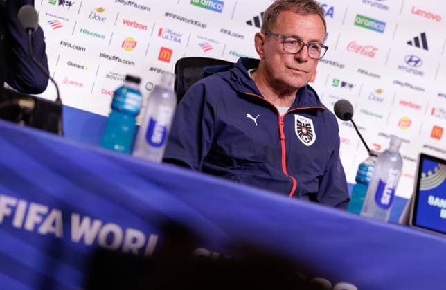 SOCCER - FIFA World Cup, WM, Weltmeisterschaft, Fussball 2026, SANTA CLARA,CALIFORNIA,USA,16.JUN.26 - SOCCER - FIFA World Cup 2026, group stage, Austria vs Jordan, preview. Image shows head coach Ralf Rangnick (AUT).  GEPAxpictures xArminxRauthner