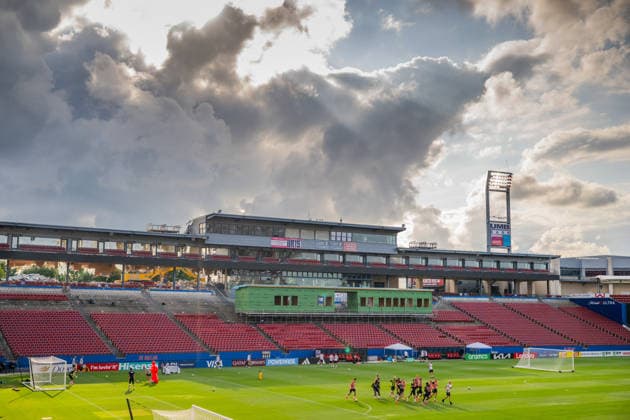 260615 Players of the Swedish national football team at a training session during day 5 of the FIFA World Cup, WM, Weltmeisterschaft, Fussball 2026 on June 15, 2026 in Dallas. Photo: Petter Arvidson BILDBYRAN kod PA PA1235 fotboll football soccer fotball vm fotbolls-vm fotball-vm fotbolls-vm 2026 fifa world cup 2026 träning practice training sverige sweden sverige a bbeng