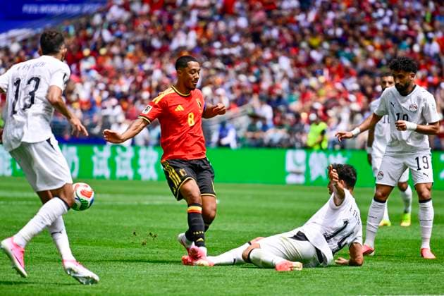 Belgium vs Egypt - 2026 FIFA World Cup, WM, Weltmeisterschaft, Fussball SEATTLE, USA - JUNE 15 : Tielemans Youri midfielder of Belgium during the FIFA World Cup 2026 Group G match between Belgium and Egypt at the Lumen Field stadium on June 15, 2026 in Seattle, USA, 15 06 2026 Seattle United States of America  Copyright: xJanxDexMeuleneirx