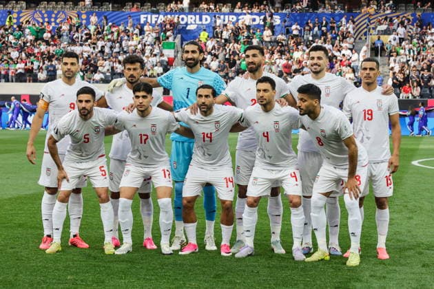 FIFA World Cup, WM, Weltmeisterschaft, Fussball 2026 - Group G - Iran vs New Zealand The Islamic Republic of Iran national team, Nationalteam are photographed prior to the FIFA World Cup 2026 group stage match Iran against New Zealand, in Los Angeles, California, USA, 15 June 2026. LOS ANGELES United States  Copyright: xCHRISxTORRESx