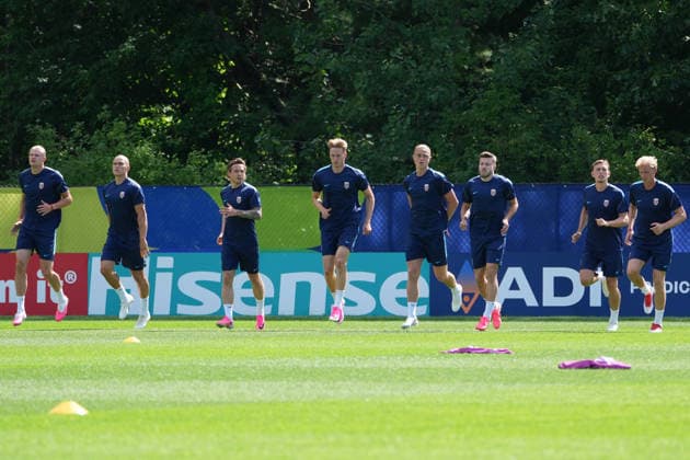 (260616) -- BOSTON, June 16, 2026 -- Players of Norway attend a training session ahead of the group I stage match against Iraq at the FIFA World Cup, WM, Weltmeisterschaft, Fussball 2026 in Boston, the United States, June 15, 2026. ) (SP)U.S.-BOSTON-FOOTBALL-FIFA WORLD CUP-TEAM NORWAY-TRAINING HuangxZongzhi 