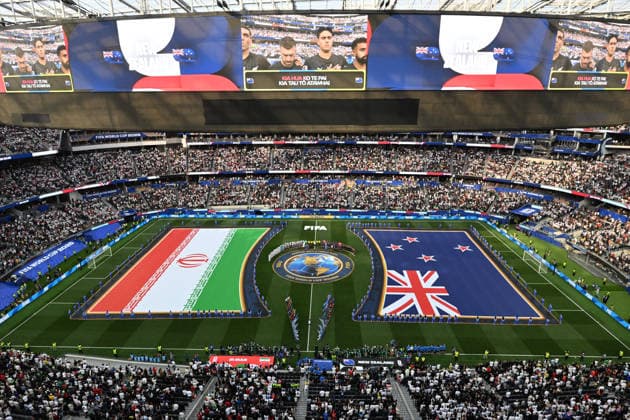General view, New Zealand All Whites v IR Iran, Group G football match of the FIFA World Cup, WM, Weltmeisterschaft, Fussball 2026 at Los Angeles Stadium, Los Angeles, USA on Monday 15 June 2026. Photo: Andrew Cornaga Los Angeles New Zealand Copyright: xAndrewxCornaga x