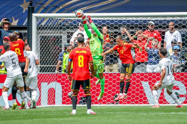 June 15, 2026, Seattle, Washington, USA: Egypt goalkeeper Mostafa Shobeir (23) during the match between Belgium and Egypt in the World Cup 2026 at Seattle Stadium, Seattle, Washington Seattle USA - ZUMAj111 20260615_zsp_j111_063 Copyright: xTomxJonesx
