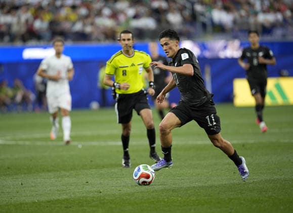 Iran v New Zealand - FIFA World Cup, WM, Weltmeisterschaft, Fussball 2026 - Group G LOS ANGELES, UNITED STATES - JUNE 15: Elijah Just (11) of New Zealand is in action during the 2026 FIFA World Cup First Stage Group G match between IR Iran and New Zealand at the Los Angeles Stadium (SoFi Stadium) in Inglewood, California, United States on June 15, 2026. Tayfun Coskun Anadolu California United States. Editorial use only. Please get in touch for any other usage.  Copyright: x2026xAnadoluxTayfunxCoskunx