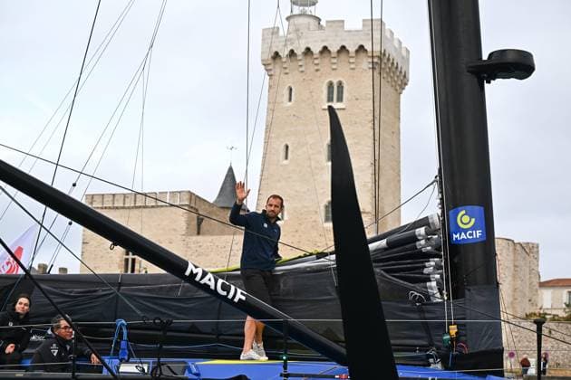 ARRIVEE VENDEE ARCTIQUE PHOTOPQR OUEST FRANCE Franck Dubray ; Les Sables-d Olonne ; 16 06 2026 ; Voile Arrivée de la Vendée Arctique aux Sables d Olonne avec l arrivée de Sam Goodchild sur Macif qui termine deuxième de la course. Les Sables d Olonne, France, june 16th 2026 The Vendée Arctique race has arrived in Les Sables d Olonne, with Sam Goodchild on Macif finishing second. Les Sables-d Olonne France  Copyright: xPHOTOPQR OUESTxFRANCE MAXPPPxFranckxDubrayx 20260616OFR5768 20260616OFR5758
