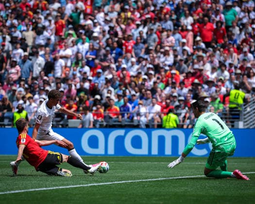 Belgium v Egypt: Group G - FIFA World Cup, WM, Weltmeisterschaft, Fussball 2026 Hamza Abdel Karim of Egypt great miss during the second half of the FIFA World Cup 2026 Group G match between Belgium and Egypt at Seattle Stadium on June 15, 2026 in Seattle, Washington. Seattle Washington United States Copyright: xMohamedxTageldinx