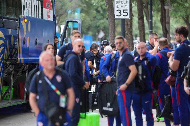 Croatia Dallas Arrival - FIFA World Cup, WM, Weltmeisterschaft, Fussball 2026 Croatia national team, Nationalteam arrive at Hotel W in Dallas, Texas, USA on June 15, 2026. ahead of the FIFA World Cup 2026 football match between England and Croatia.  SanjinxStrukic PIXSELL