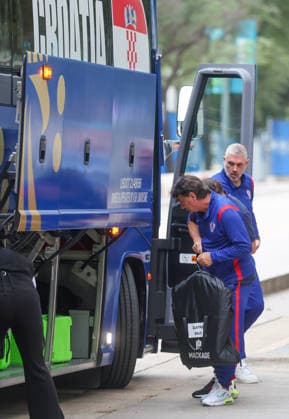Croatia Dallas Arrival - FIFA World Cup, WM, Weltmeisterschaft, Fussball 2026 Croatia national team, Nationalteam arrive at Hotel W in Dallas, Texas, USA on June 15, 2026. ahead of the FIFA World Cup 2026 football match between England and Croatia.  SanjinxStrukic PIXSELL