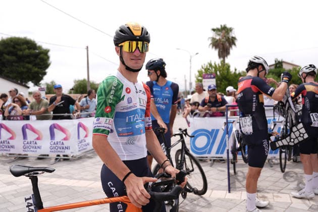 Italy s Matteo Gialli of Nazionale Italiana during Stage 3 of the Giro Next Gen 2026, from Sibari to Villa d Agri di Marsicovetere, Italy, Tuesday, June 16, 2026.  Copyright: xMassimoxPaolone LaPressex