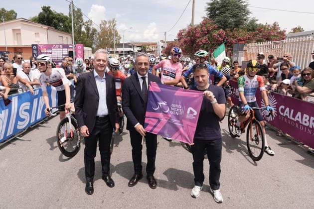 Start the race during Stage 3 of the Giro Next Gen 2026, from Sibari to Villa d Agri di Marsicovetere, Italy, Tuesday, June 16, 2026.  Copyright: xMassimoxPaolone LaPressex