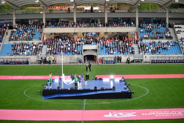 Im Saarbrücker Ludwigsparkstadion beginnen die Nationalen Spiele der Special Olympics am Montag (15. Juni 2026). Die feierliche Eröffnung der Spiele wird live im Fernsehen gesendet und gibt den Startschuss für Wettkämpfe von mehr als 4000 Athleten.