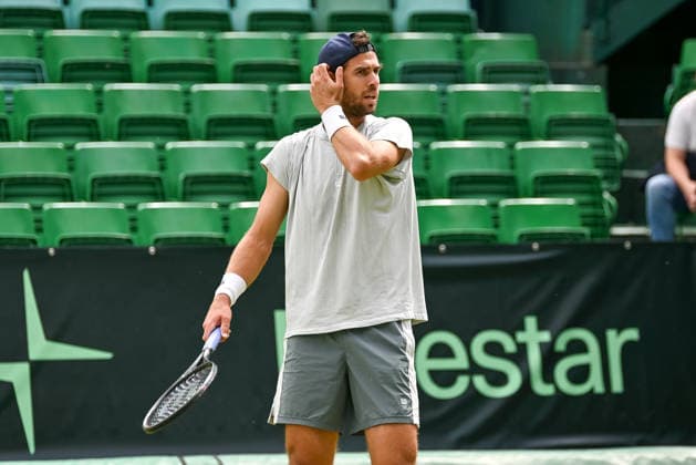 Karen Khachanov (RUS) TERRA WORTMANN Open 2026, Tennis, ATP, Tennis Herren Tennis Herren 500, Turnier, Hauptfeld, 16.06.2026, TERRA WORTMANN Open 2026, Tennis, ATP, Tennis Herren 500, Turnier, Hauptfeld, 16.06.2026 Halle