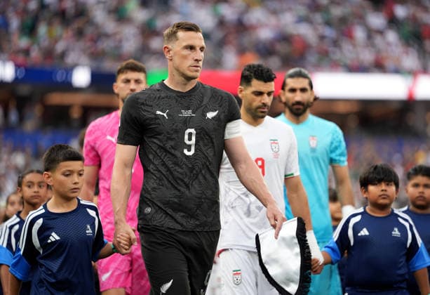 Iran v New Zealand - FIFA World Cup, WM, Weltmeisterschaft, Fussball 2026 - Group G LOS ANGELES, UNITED STATES - JUNE 15: Chris Wood of New Zealand during the 2026 FIFA World Cup First Stage Group G match between IR Iran and New Zealand at the Los Angeles Stadium (SoFi Stadium) in Inglewood, California, United States on June 15, 2026. Tayfun Coskun Anadolu California United States. Editorial use only. Please get in touch for any other usage.  Copyright: x2026xAnadoluxTayfunxCoskunx