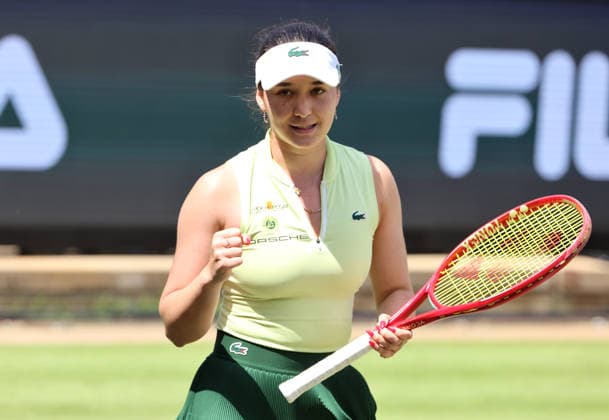 Eva Lys (GER) jubelt Freude Emotion Jubel VANDA Pharmaceuticals Berlin Tennis Open Damen WTA, Tennis Damen 500 16.06.2026
