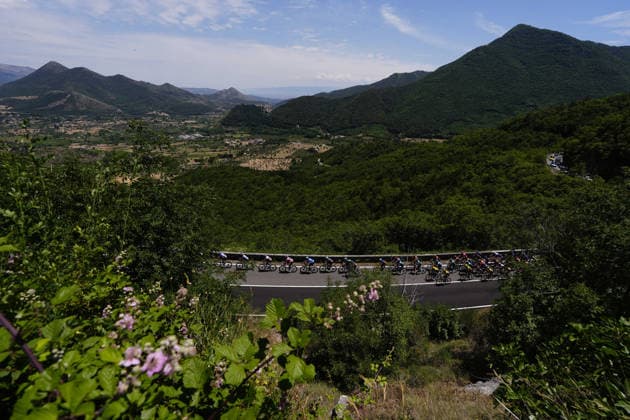 The race during Stage 3 of the Giro Next Gen 2026, from Sibari to Villa d Agri di Marsicovetere, Italy, Tuesday, June 16, 2026.  Copyright: xFabioxFerrari LaPressex