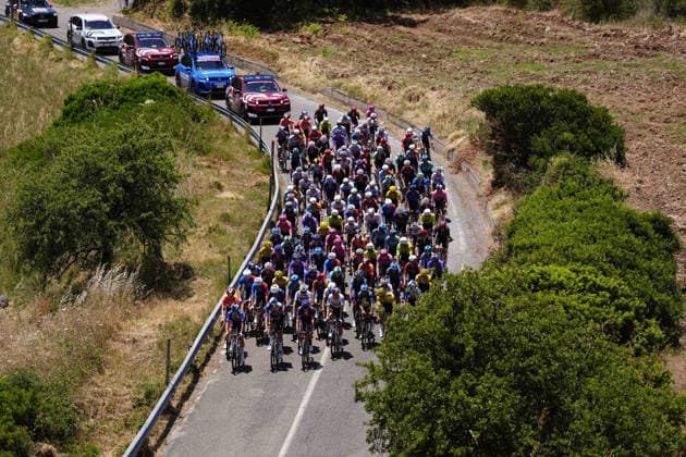 The race during Stage 3 of the Giro Next Gen 2026, from Sibari to Villa d Agri di Marsicovetere, Italy, Tuesday, June 16, 2026.  Copyright: xFabioxFerrari LaPressex