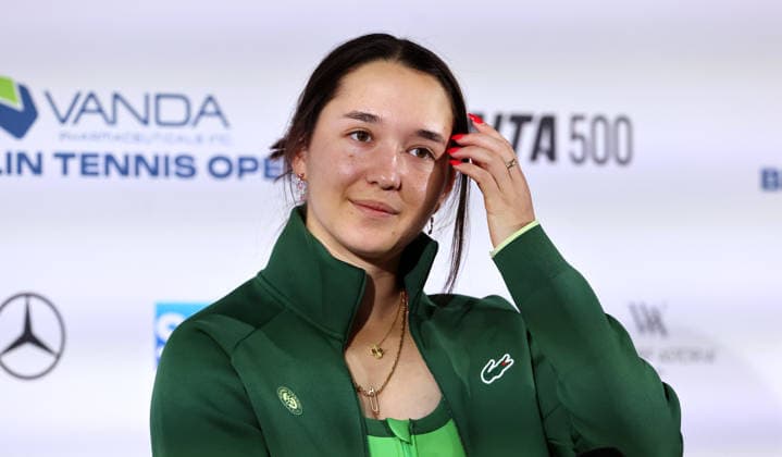 Eva Lys (GER) im Pressegespräch Interview Pressekonferenz Portrait Porträt Einzelbild close up VANDA Pharmaceuticals Berlin Tennis Open Damen WTA, Tennis Damen 500 16.06.2026 *** Eva Lys (GER) at a press conference