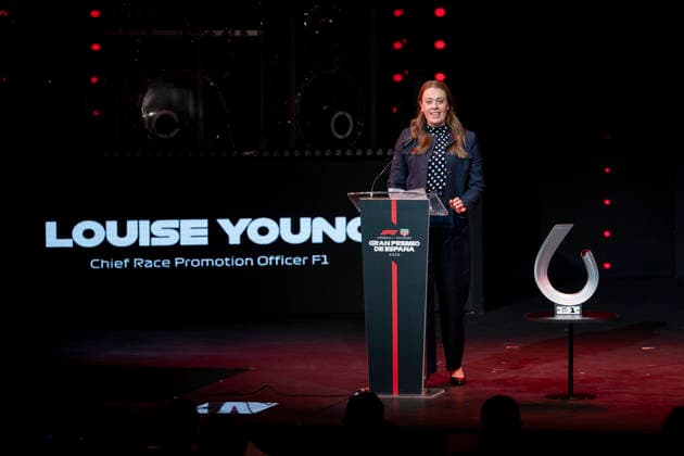 June 16, 2026, Madrid, Madrid, Spain: Louise Young during the presentation of the Madring F1 circuit at IFEMA on June 16, 2026, in Madrid, Spain. Presentation Of The Madring F1 Circuit  - ZUMAa181 20260616_zaa_a181_014 Copyright: xAngelxPerezxMecax