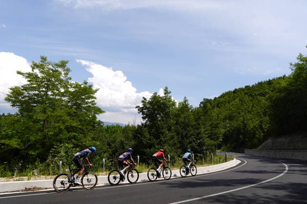The race during Stage 3 of the Giro Next Gen 2026, from Sibari to Villa d Agri di Marsicovetere, Italy, Tuesday, June 16, 2026.  Copyright: xFabioxFerrari LaPressex