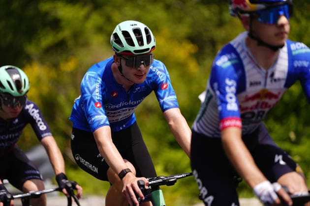 Norway s Hakon Eiksund Oksnes of Team Drali - Repsol during Stage 3 of the Giro Next Gen 2026, from Sibari to Villa d Agri di Marsicovetere, Italy, Tuesday, June 16, 2026.  Copyright: xFabioxFerrari LaPressex