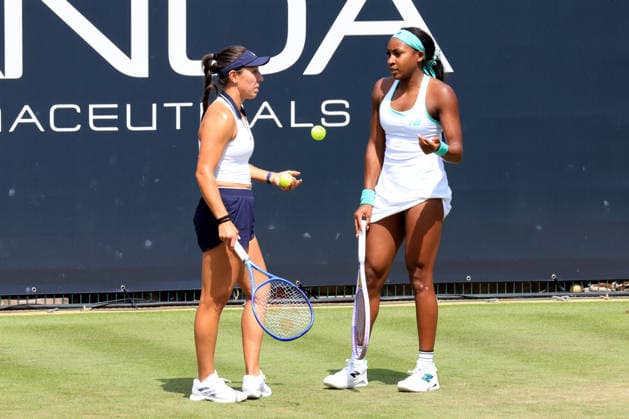 DEU, Tennis, BERLIN TENNIS OPEN 2026, 16.06.2026, Rot-Weiss Tennisanlage, Berlin, DEU, Tennis, BERLIN TENNIS OPEN 2026, im Bild Coco Gauff (USA), Jessica Pegula (USA)