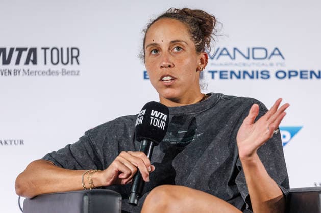 Berlin, 15.06.26, Tennis: VANDA Pharmaceuticals BERLIN TENNIS OPEN 2026 im Steffi-Graf-Stadion. Madison Keys spricht in einer Pressekonferenz. VANDA Pharmaceuticals BERLIN TENNIS OPEN 2026