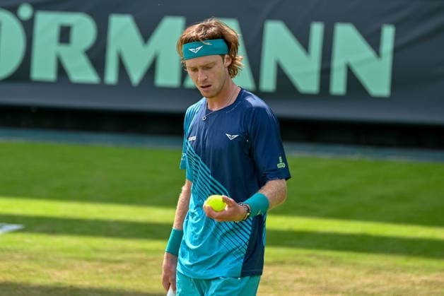 Andrey Rublev (RUS) TERRA WORTMANN Open 2026, Tennis, ATP, Tennis Herren Tennis Herren 500, Turnier, Hauptfeld, 16.06.2026, TERRA WORTMANN Open 2026, Tennis, ATP, Tennis Herren 500, Turnier, Hauptfeld, 16.06.2026 Halle
