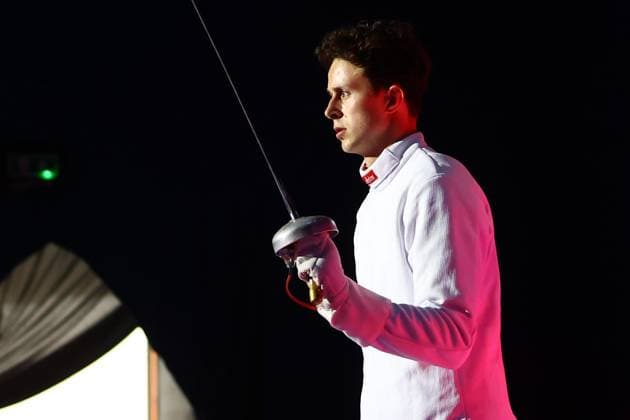 Escrime championnat d Europe PHOTOPQR LE COURRIER PICARD Haslin ; Antony ; 16 06 2026 ; 16 06 26 Championnat d Europe d escrime - épée hommes Paul Fortin (France) vs Andrasfi (Hun) 16èmes de finale Photo Fred Haslin European fencing championship in Antony, France, on June 16, 2026 Antony 92 France  Copyright: xPHOTOPQR LExCOURRIERxPICARD MAXPxHaslinx 20260616LCP6907 20260616LCP6907