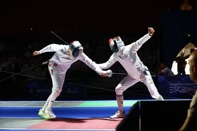Escrime championnat d Europe PHOTOPQR LE COURRIER PICARD Haslin ; Antony ; 16 06 2026 ; 16 06 26 Championnat d Europe d escrime - épée hommes Paul Fortin (France) vs Andrasfi (Hun) 16èmes de finale Photo Fred Haslin European fencing championship in Antony, France, on June 16, 2026 Antony 92 France  Copyright: xPHOTOPQR LExCOURRIERxPICARD MAXPxHaslinx 20260616LCP6928 20260616LCP6928
