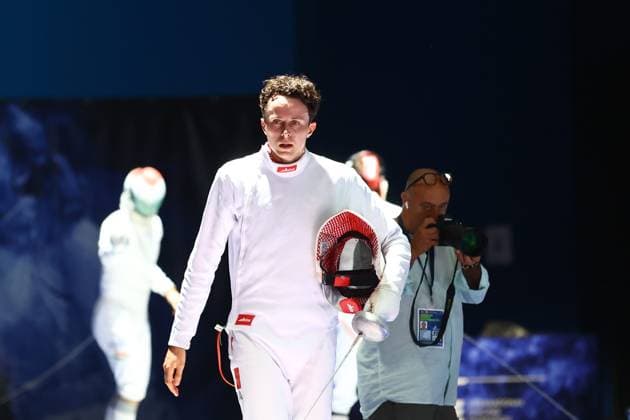 Escrime championnat d Europe PHOTOPQR LE COURRIER PICARD Haslin ; Antony ; 16 06 2026 ; 16 06 26 Championnat d Europe d escrime - épée hommes Paul Fortin (France) vs Andrasfi (Hun) 16èmes de finale Photo Fred Haslin European fencing championship in Antony, France, on June 16, 2026 Antony 92 France  Copyright: xPHOTOPQR LExCOURRIERxPICARD MAXPxHaslinx 20260616LCP6929 20260616LCP6929