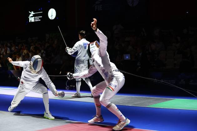 Escrime championnat d Europe PHOTOPQR LE COURRIER PICARD Haslin ; Antony ; 16 06 2026 ; 16 06 26 Championnat d Europe d escrime - épée hommes Paul Fortin (France) vs Andrasfi (Hun) 16èmes de finale Photo Fred Haslin European fencing championship in Antony, France, on June 16, 2026 Antony 92 France  Copyright: xPHOTOPQR LExCOURRIERxPICARD MAXPxHaslinx 20260616LCP6937 20260616LCP6937