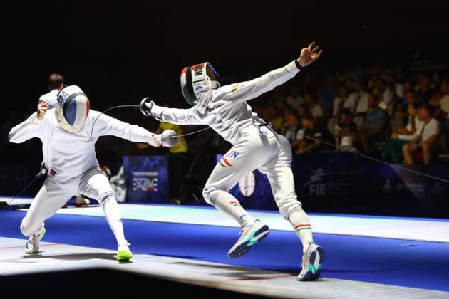 Escrime championnat d Europe PHOTOPQR LE COURRIER PICARD Haslin ; Antony ; 16 06 2026 ; 16 06 26 Championnat d Europe d escrime - épée hommes Paul Fortin (France) vs Andrasfi (Hun) 16èmes de finale Photo Fred Haslin European fencing championship in Antony, France, on June 16, 2026 Antony 92 France  Copyright: xPHOTOPQR LExCOURRIERxPICARD MAXPxHaslinx 20260616LCP6939 20260616LCP6939
