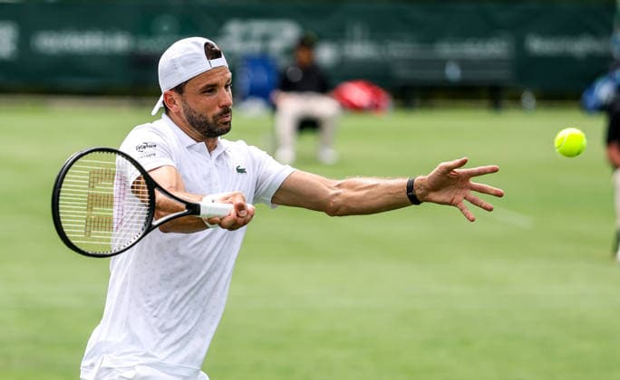 ATP, Tennis Herren Men s Tournament, Elm Park Golf & Sports Club, Dublin 16 6 2026 Grigor Dimitrov Grigor Dimitrov 16 6 2026  Copyright: x INPHO NickxElliottx NE1L0981 copy