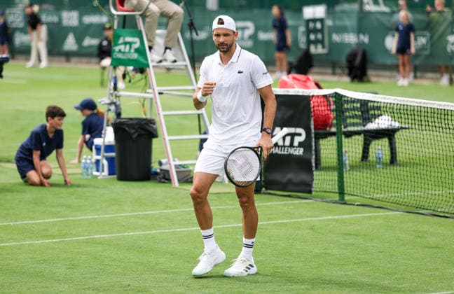 ATP, Tennis Herren Men s Tournament, Elm Park Golf & Sports Club, Dublin 16 6 2026 Grigor Dimitrov Grigor Dimitrov 16 6 2026  Copyright: x INPHO NickxElliottx NE1L1012