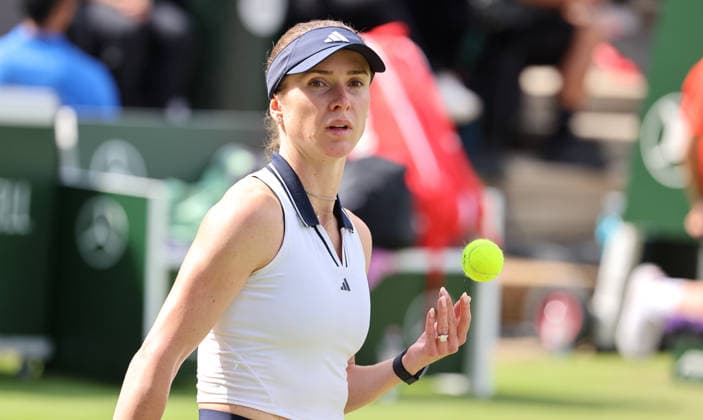 Elina Svitolina (UKR) Aktion Oberkörper VANDA Pharmaceuticals Berlin Tennis Open Damen 16.06.2026