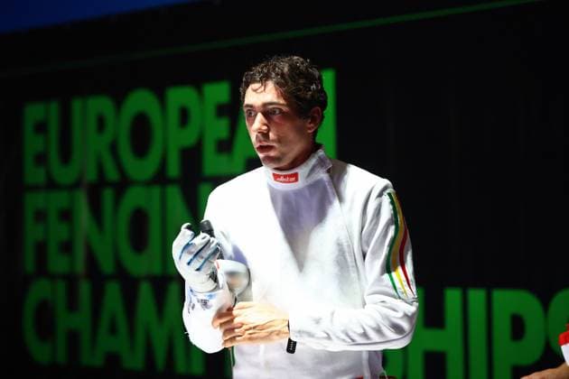 Escrime championnat d Europe PHOTOPQR LE COURRIER PICARD Haslin ; Antony ; 16 06 2026 ; 16 06 26 Championnat d Europe d escrime - épée hommes Miguel Frazao (Beauvais Portugal) vs David Nagy (Hun) 32èmes de finale Photo Fred Haslin European fencing championship in Antony, France, on June 16, 2026 Antony 92 France  Copyright: xPHOTOPQR LExCOURRIERxPICARD MAXPxHaslinx 20260616LCP7033 20260616LCP7033
