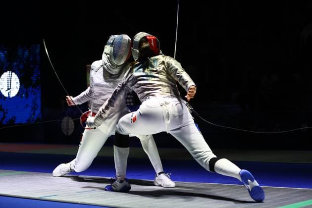 Escrime championnat d Europe PHOTOPQR LE COURRIER PICARD Haslin ; Antony ; 16 06 2026 ; 16 06 26 Championnat d Europe d escrime - sabre dames Toscane Tori vs Sara Balzer Photo Fred Haslin European fencing championship in Antony, France, on June 16, 2026 Antony 92 France  Copyright: xPHOTOPQR LExCOURRIERxPICARD MAXPxHaslinx 20260616LCP7089 20260616LCP7089
