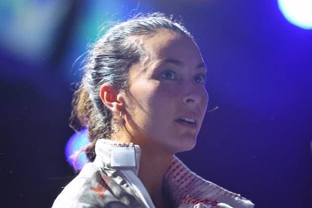 Escrime championnat d Europe PHOTOPQR LE COURRIER PICARD Haslin ; Antony ; 16 06 2026 ; 16 06 26 Championnat d Europe d escrime - sabre dames Sara Balzer Photo Fred Haslin European fencing championship in Antony, France, on June 16, 2026 Antony 92 France  Copyright: xPHOTOPQR LExCOURRIERxPICARD MAXPxHaslinx 20260616LCP7096 20260616LCP7096