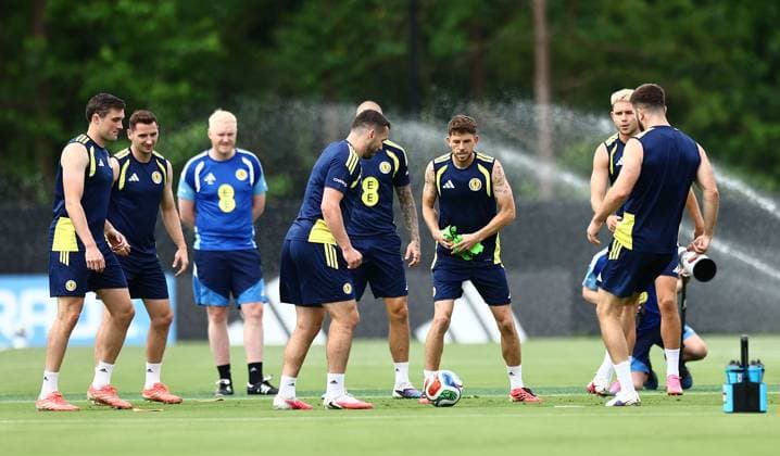 Ryan Christie of Scotland Scotland Training and press conference, PK, Pressekonferenz 2026 FIFA World Cup, WM, Weltmeisterschaft, Fussball Football, Atrium Health Performance Park, Charlotte, USA - 16 Jun 2026Charlotte Atrium Health Performance Park United States of America EDITORIAL USE ONLY No use with unauthorised audio, video, data, fixture lists, club league logos or live services. Online in-match use limited to 120 images, no video emulation. No use in betting, games or single club league player publications.  Copyright: xMichaelxZemanek Shutterstockx 16928907ax