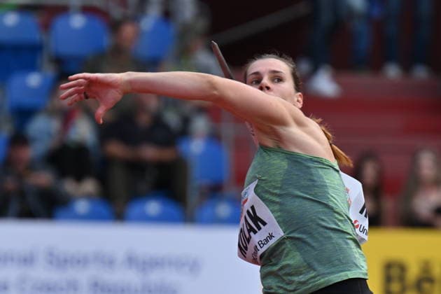 Javelin Thrower Sara Kolak of Croatia in action during the Golden Spike Ostrava 2026 - World Athletics Continental Tour Gold, in Ostrava, Czech Republic, on June 15, 2026. (CTKxPhoto JaroslavxOzana) CTKPhotoP2026061607156  CTKPhotoP2026061607156