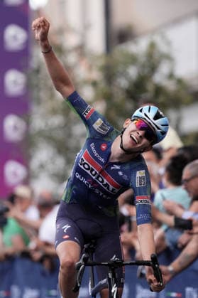 Belgium s Jasper Schoofs of Soudal Quick-Step Devo Team stage winner during Stage 3 of the Giro Next Gen 2026, from Sibari to Villa d Agri di Marsicovetere, Italy, Tuesday, June 16, 2026.  Copyright: xMassimoxPaolone LaPressex