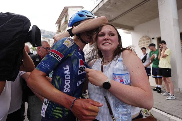 Belgium s Jasper Schoofs of Soudal Quick-Step Devo Team winner of stage during Stage 3 of the Giro Next Gen 2026, from Sibari to Villa d Agri di Marsicovetere, Italy, Tuesday, June 16, 2026.  Copyright: xFabioxFerrari LaPressex
