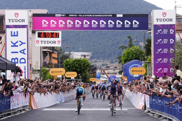 Belgium s Jasper Schoofs of Soudal Quick-Step Devo Team winner of stage during Stage 3 of the Giro Next Gen 2026, from Sibari to Villa d Agri di Marsicovetere, Italy, Tuesday, June 16, 2026.  Copyright: xFabioxFerrari LaPressex