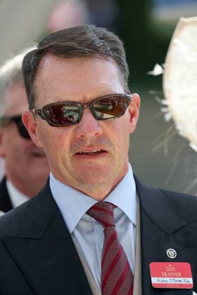 16.06.2026, Ascot, Windsor, GBR - Portrait of trainer Aidan O Brien. Ascot racecourse. (Trainer, O Brien, Portrait, Portraet) 260616D531ROYAL_ASCOT.JPG
