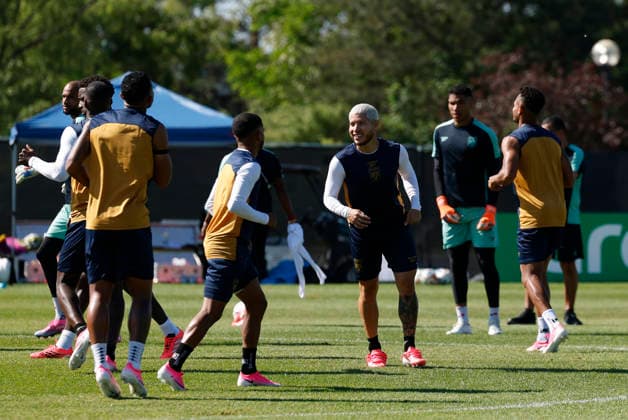 Panama s players take part in a team s training session at complex Nottawasaga, in Ontario, Canada, 16 June 2026, during the 2026 FIFA World Cup, WM, Weltmeisterschaft, Fussball Panama training session in Ontario !ACHTUNG: NUR REDAKTIONELLE NUTZUNG!  Copyright: xBienvenidoxVelascox GRAF9445 0859279441st